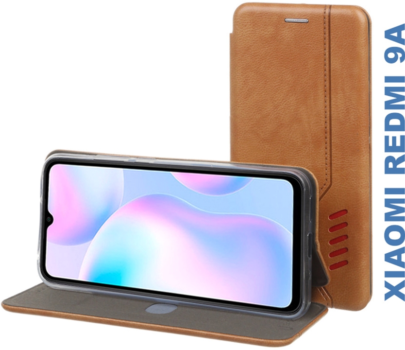 

Чехол-книжка BeCover Exclusive New Style для Xiaomi Redmi 9A Brown