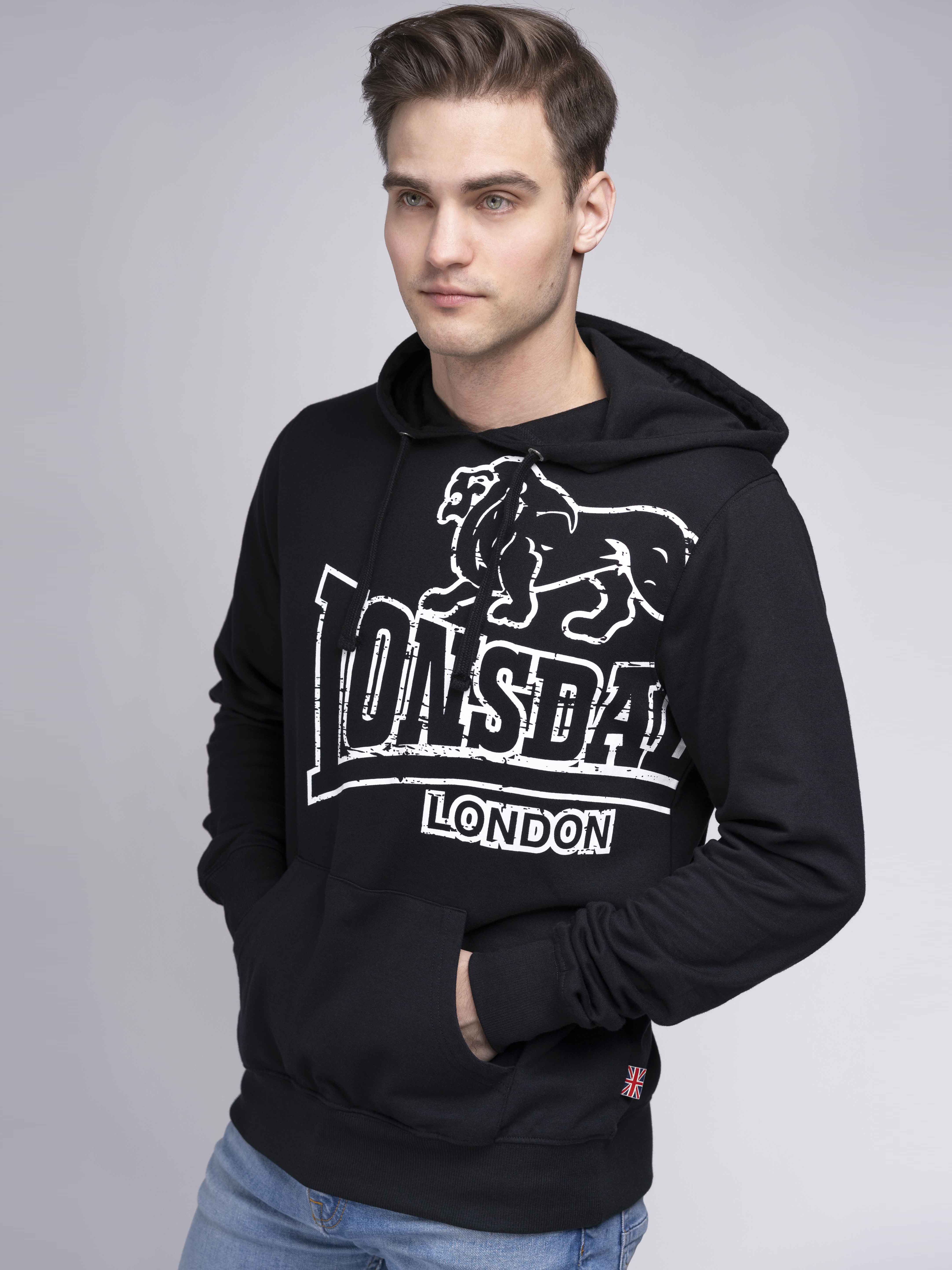 

Худи Lonsdale TADLEY 114940-8323 XL Black/Ecru
