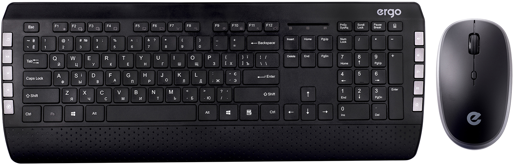 

Комплект беспроводной Ergo KM-850 WL Black