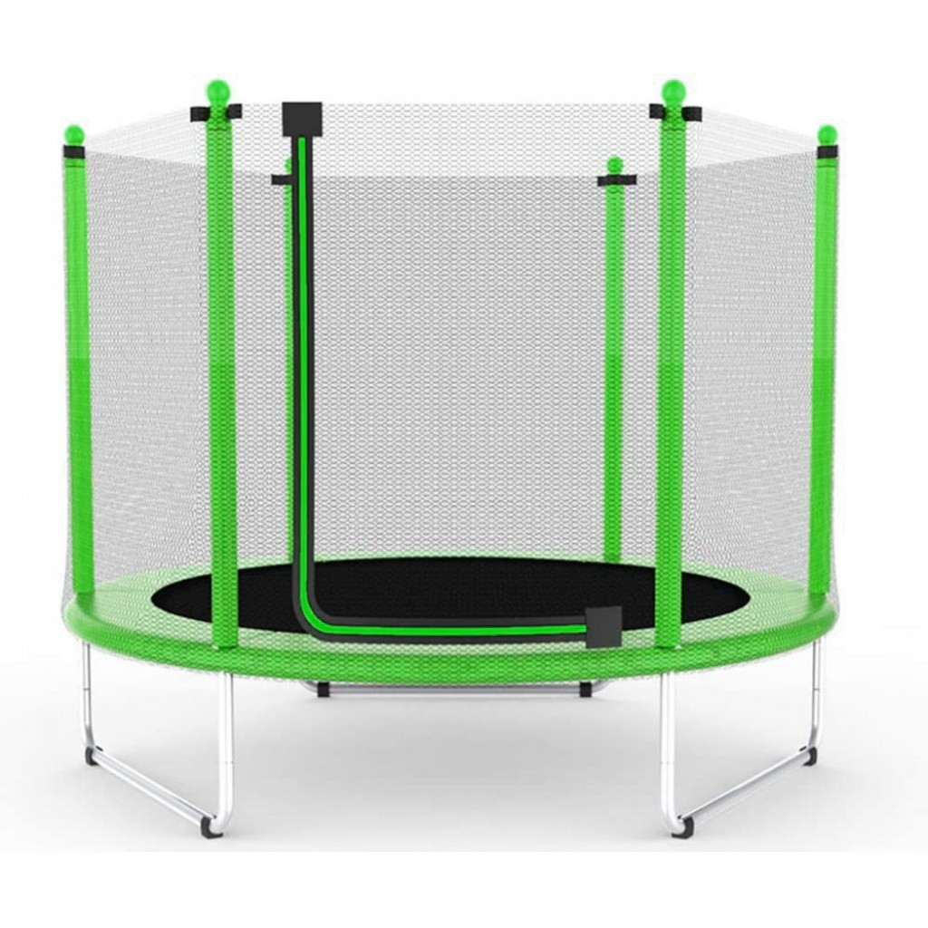 

Батут Atleto 152 см з сіткою зелений (5 ft)