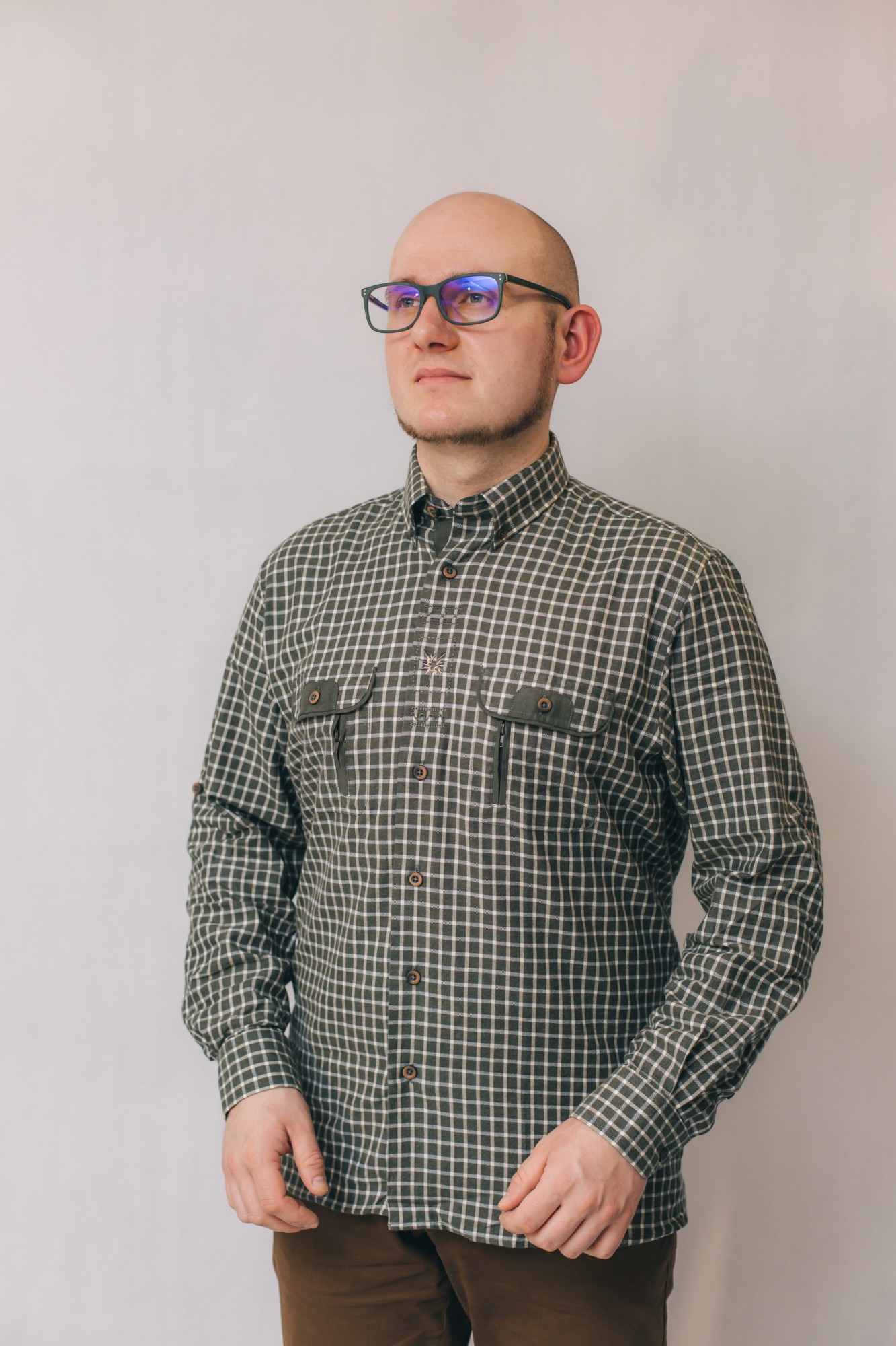 

Рубашка для охоты Silent Hunter Flanel  Green, Рубашка для охоты Silent Hunter Flanel M Green