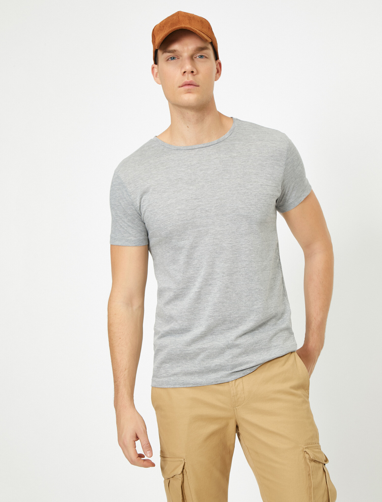 

Футболка Koton 0KAM12023OK-027 S Grey