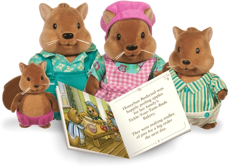 

Набор фигурок Li'l Woodzeez Семья Белок (6008Z)