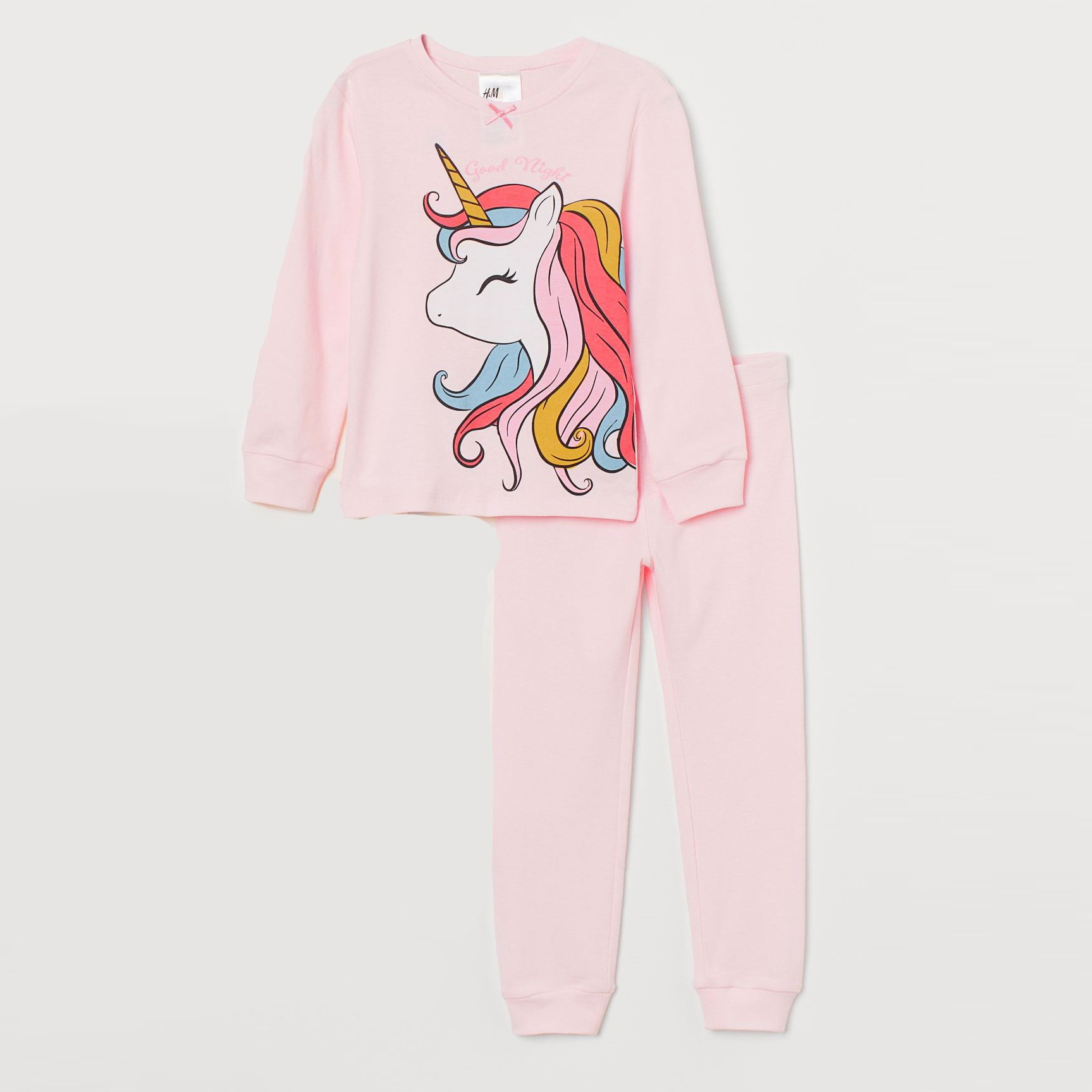 

Пижама H&M 1802-6237651 122-128 см Розовая