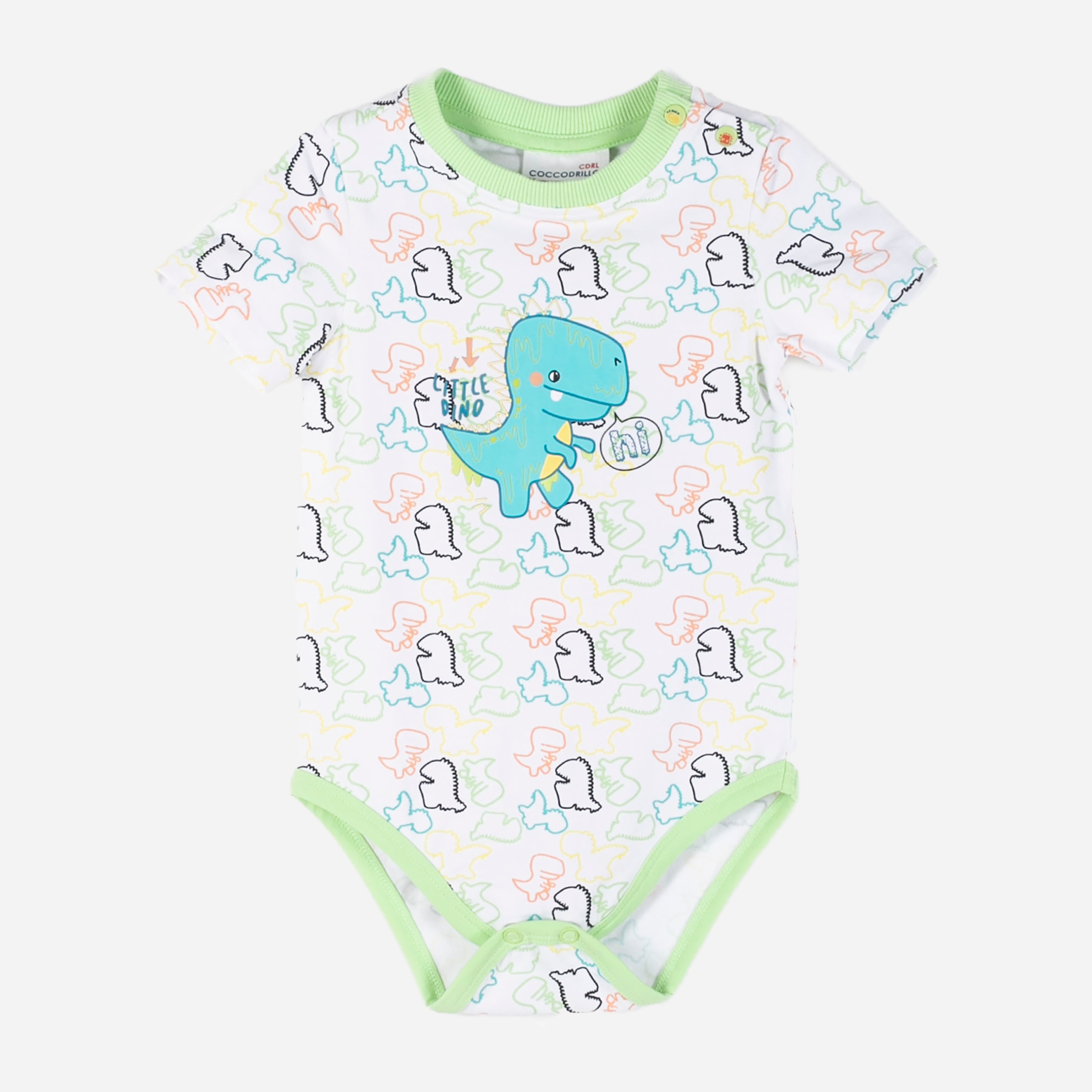 

Боди Coccodrillo Slimo Saur WC1112202SLS-001 80 см Белое