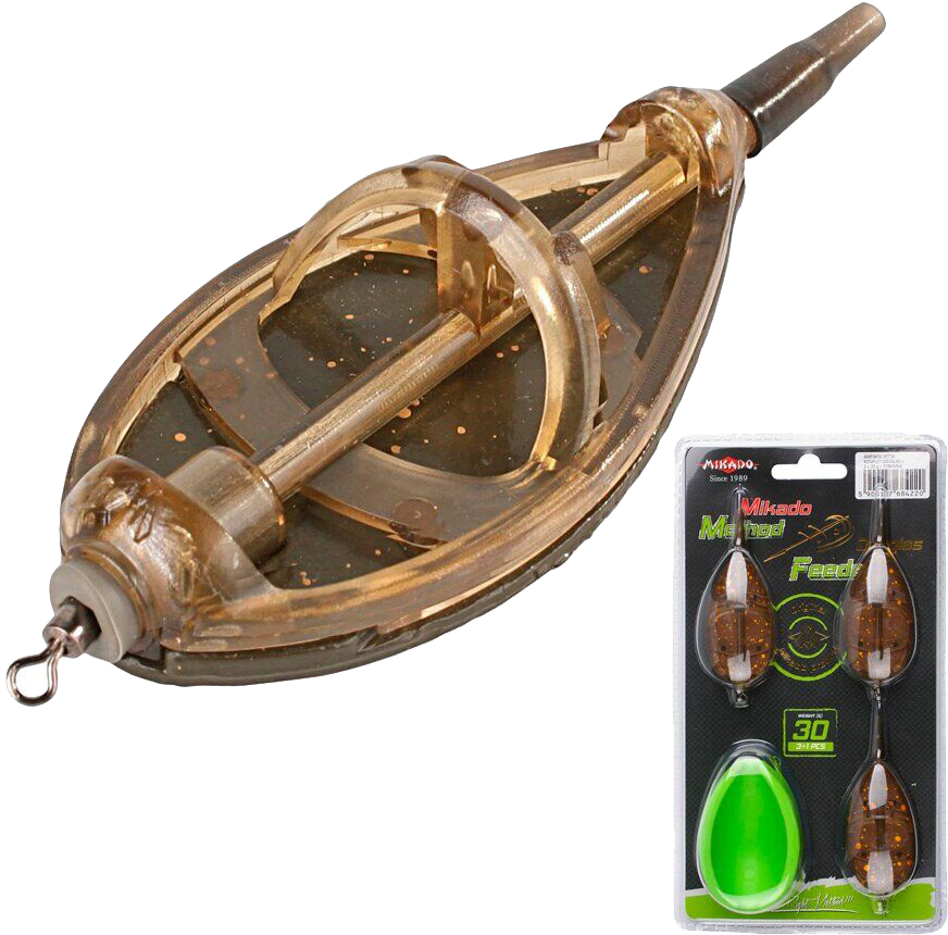 

Набор кормушек Mikado Method-Feeder Douglas Set L 3+1 с формой для наполнения 3x30 г (AMFN03L-SET30)