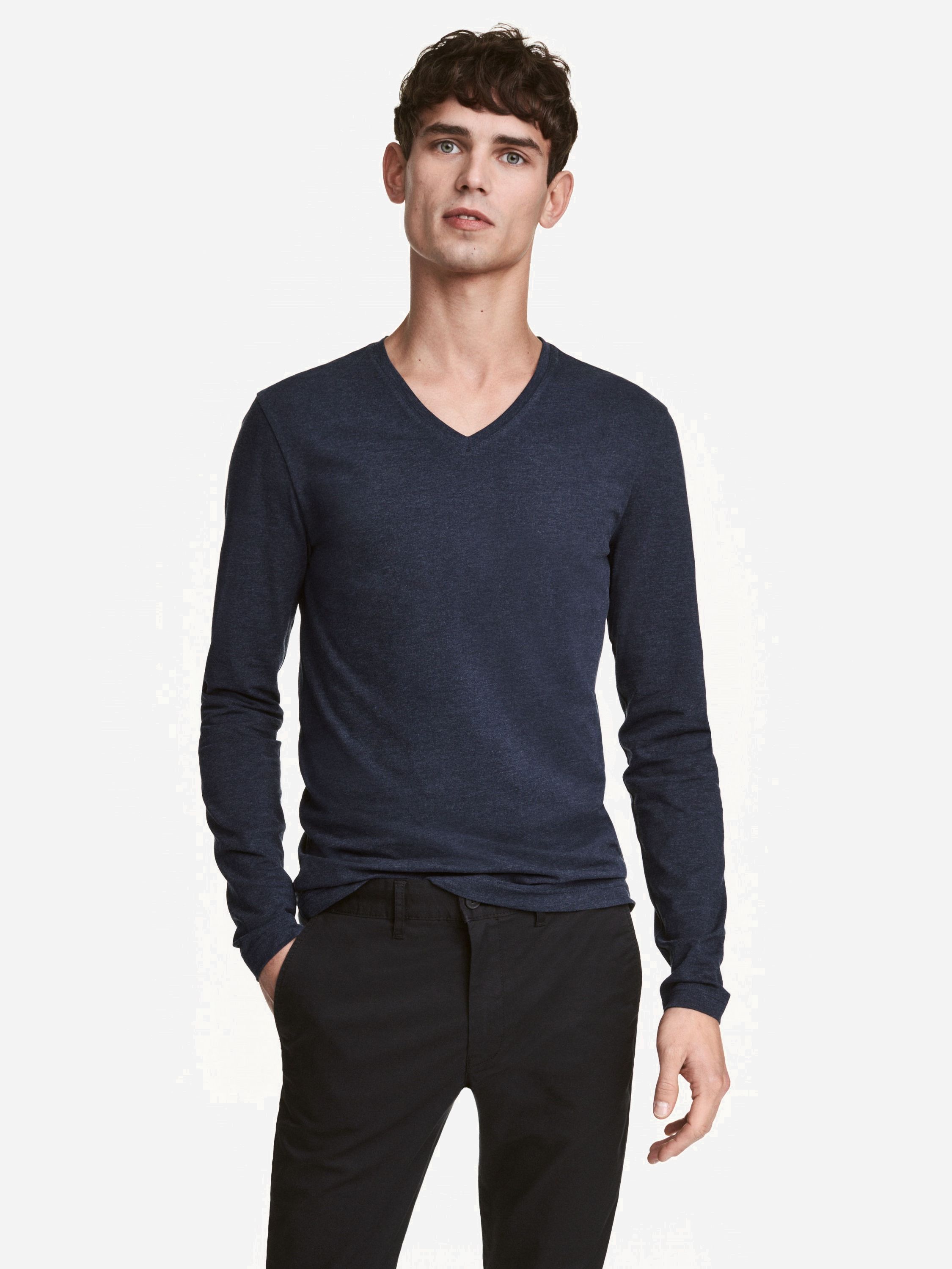 

Пуловер H&M 2336725 S Темно-синий