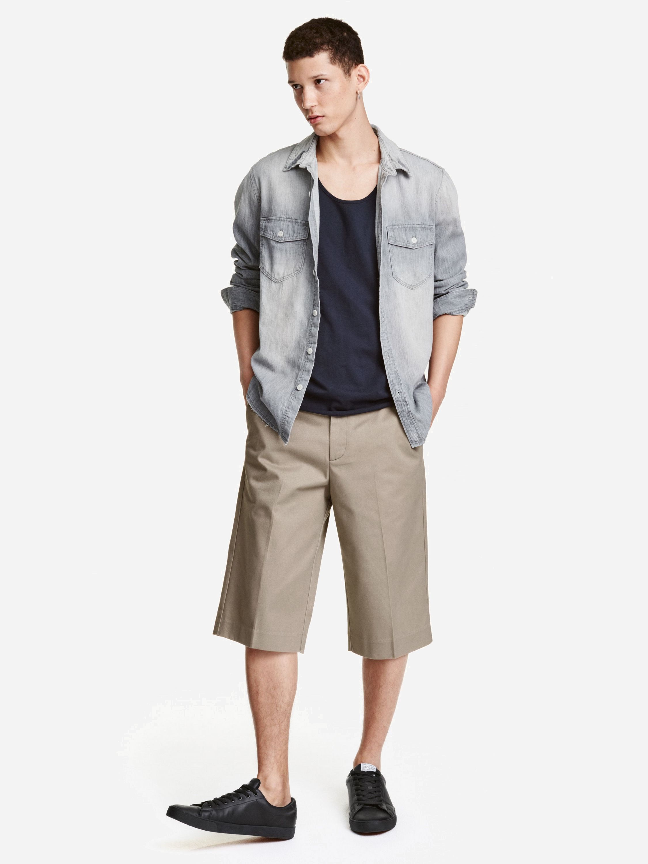 

Капри H&M 3702383 34 Серые