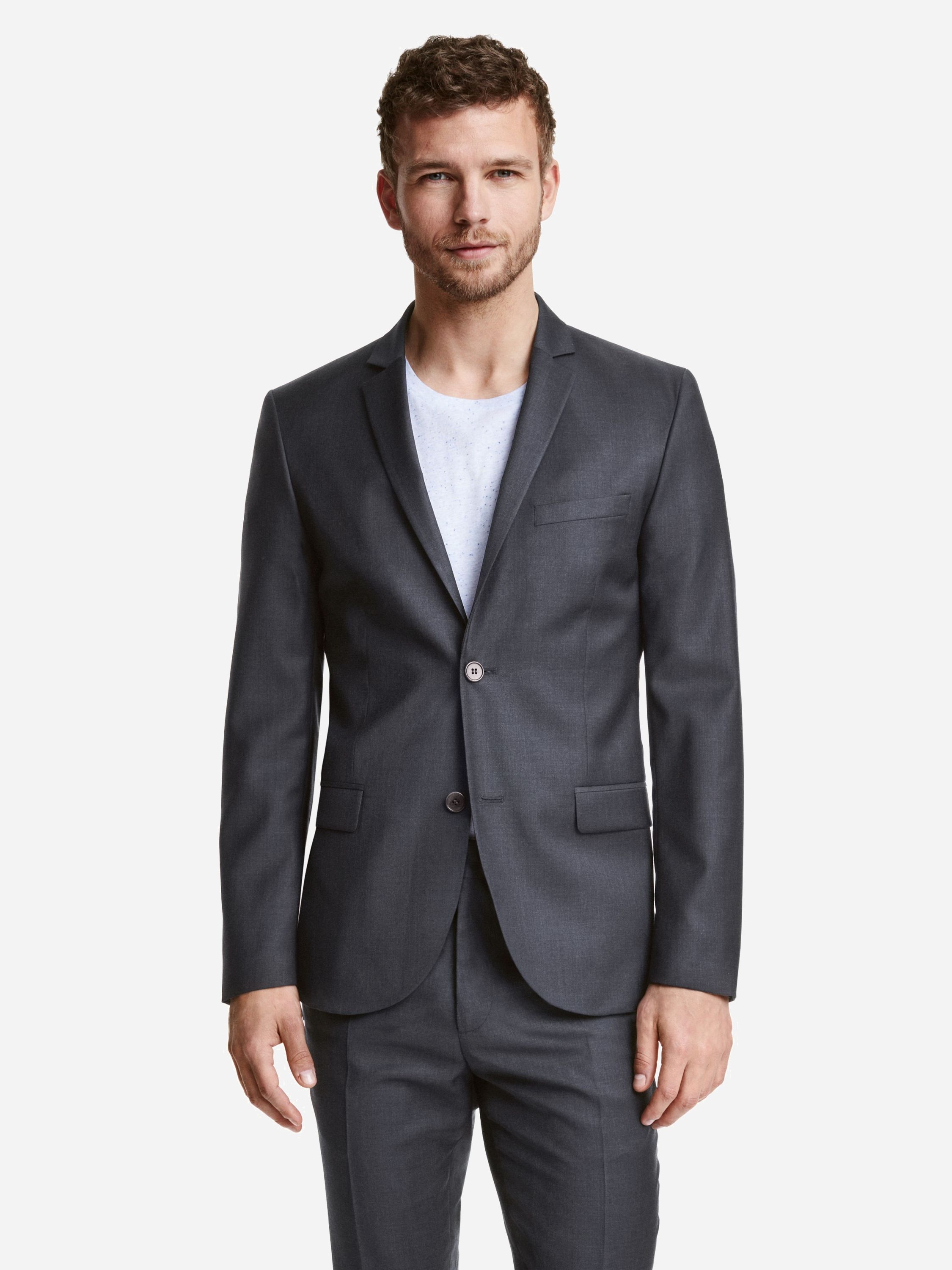 

Пиджак H&M 3843884 44 Темно-синий