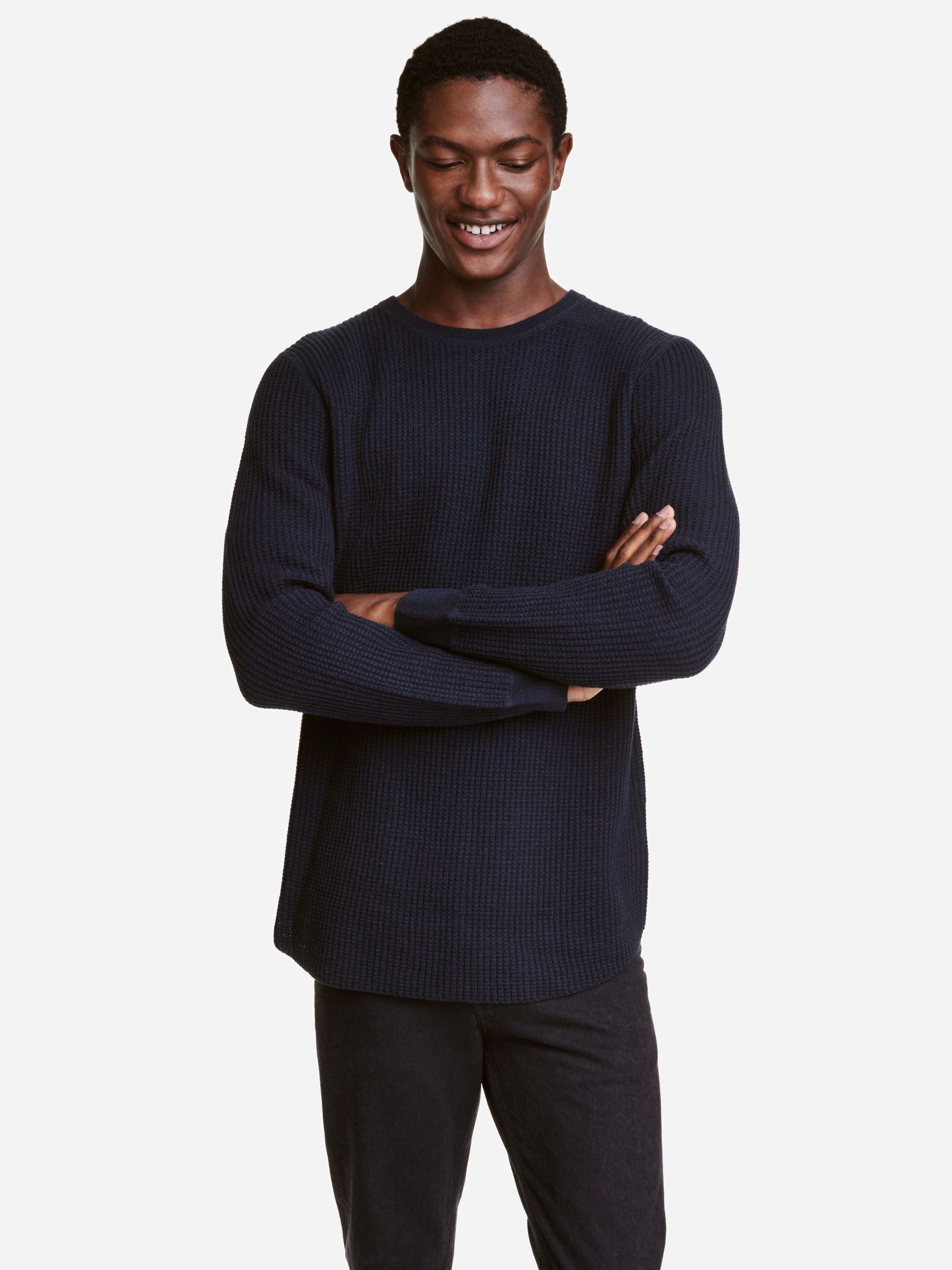 

Джемпер H&M 4117504 M Темно-синий