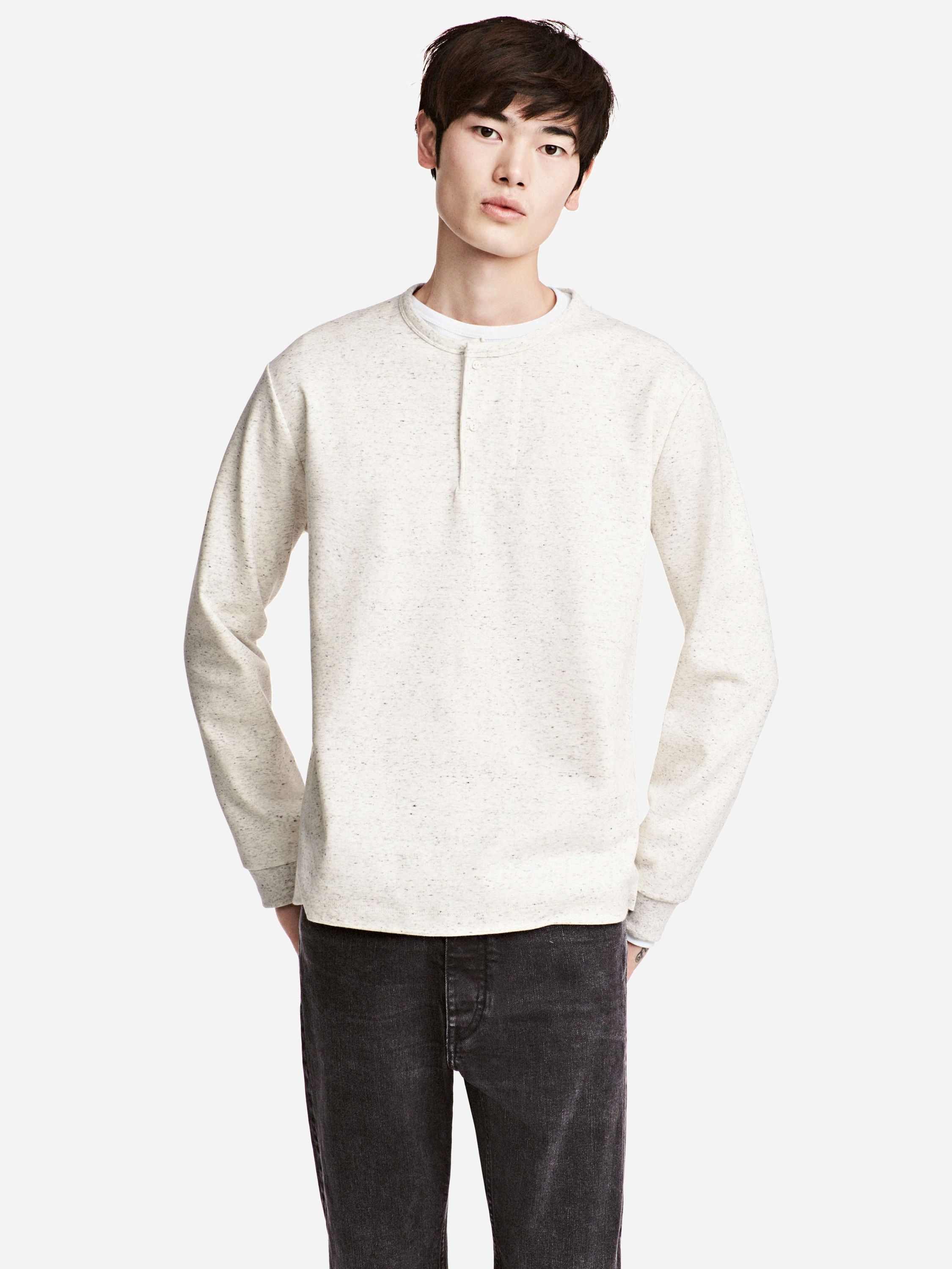 

Свитшот H&M 5136275 S Светло-серый меланж