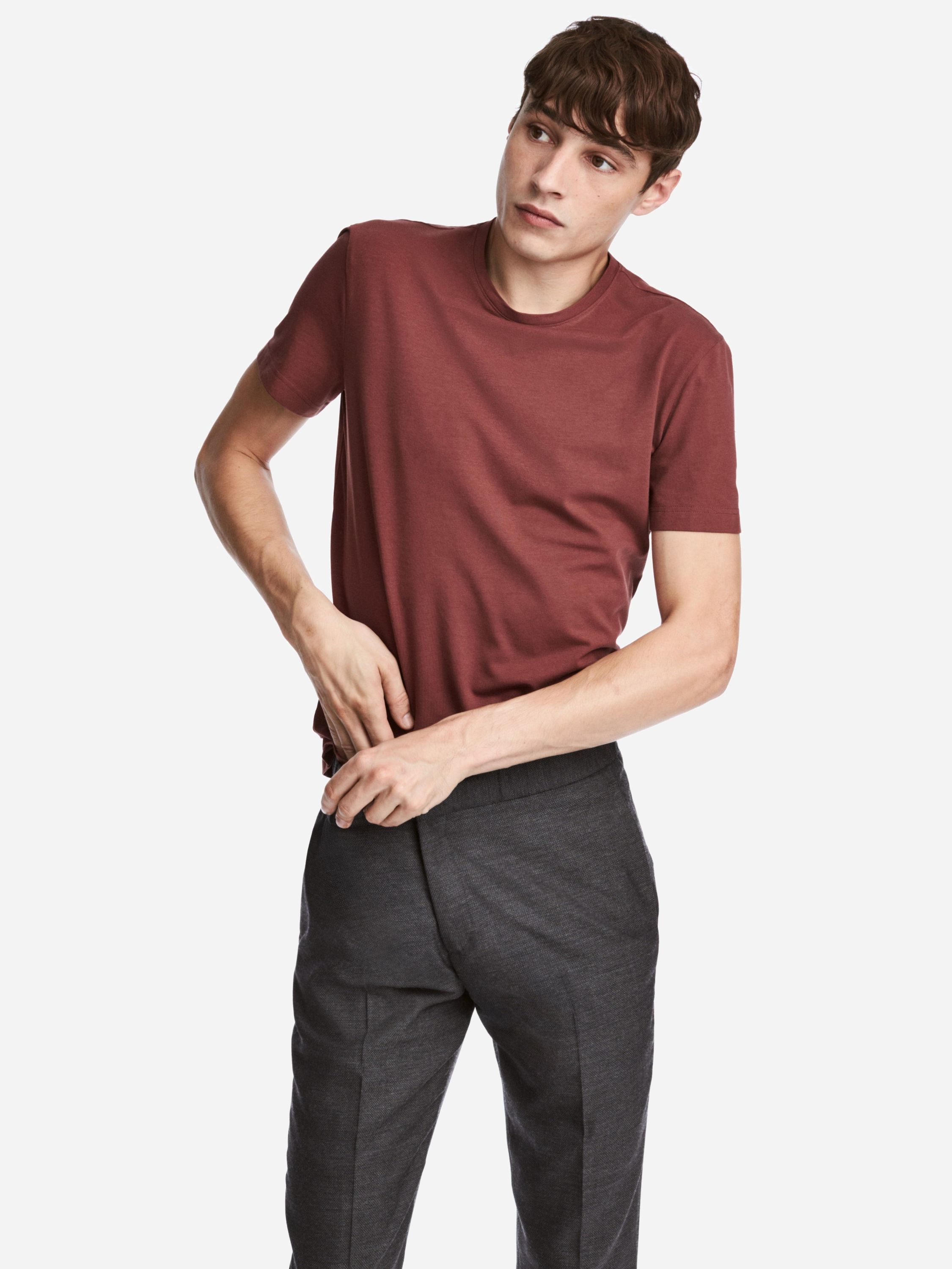 

Футболка H&M 5258216 XS Темно-оранжевая