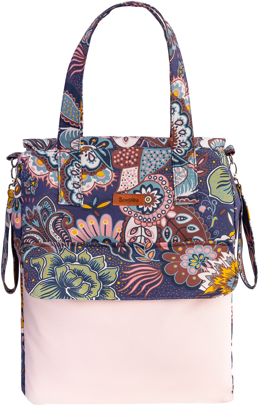 

Сумка для мам Sensillo Mama Bag Boho Brudny Roz с креплением к коляске (SILLO-8605)