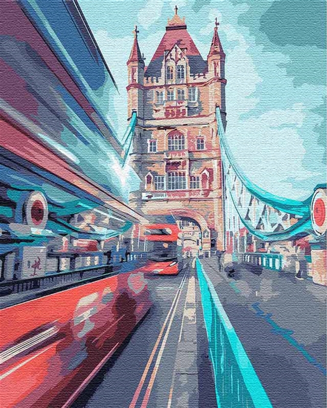 

Картина для рисования по номерам Идейка Динамический Лондон 40x50 см (в коробке) (КН3570)