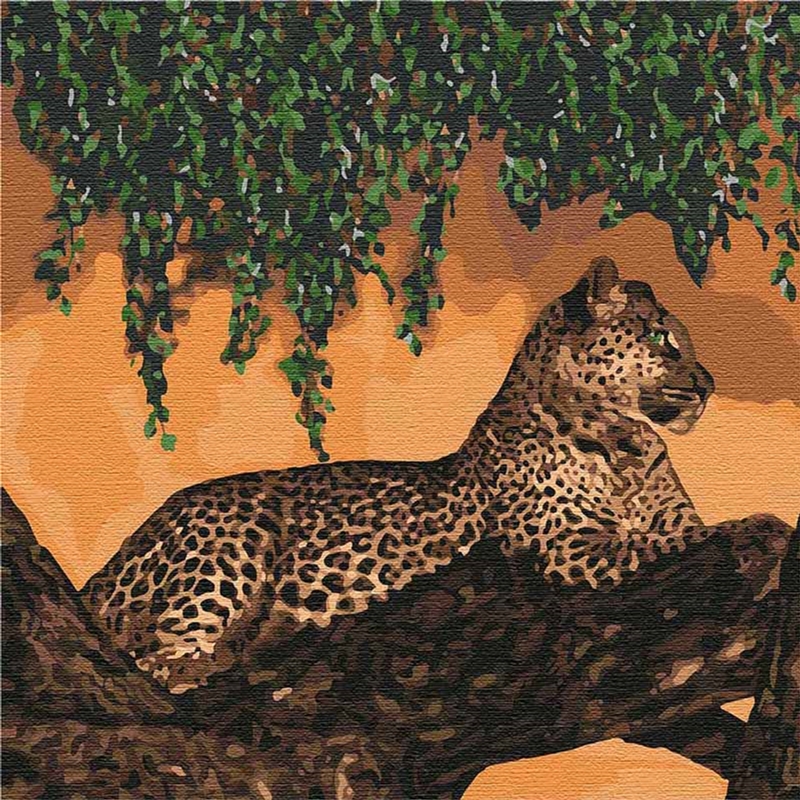 

Картина для рисования по номерам Идейка Хищные мысли 40x40 см (в обложке) (КНО4179)