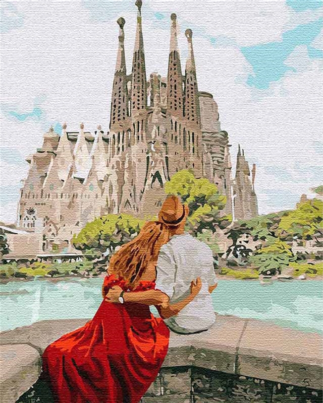 

Картина для рисования по номерам Идейка Романтическая Испания 40x50 см (в коробке) (КН4689)