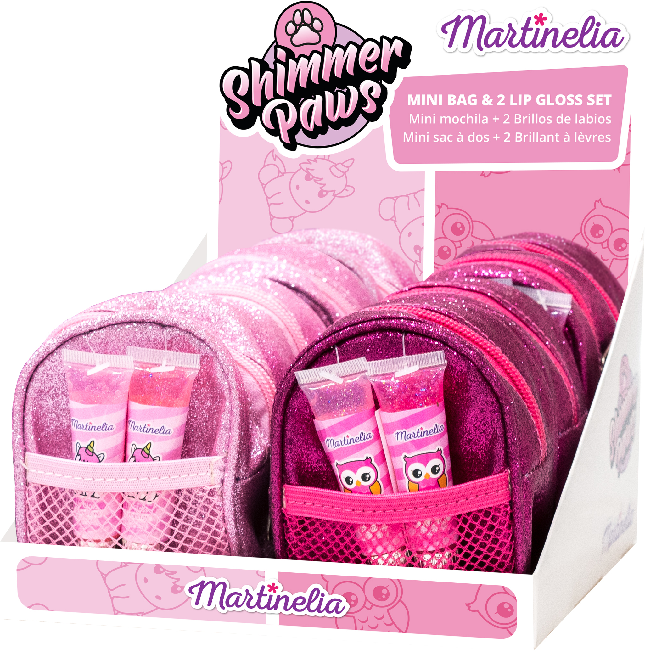 

Набор Martinelia Shimmer Paws Mini Bag & Lipgloss Set (8436576508428)