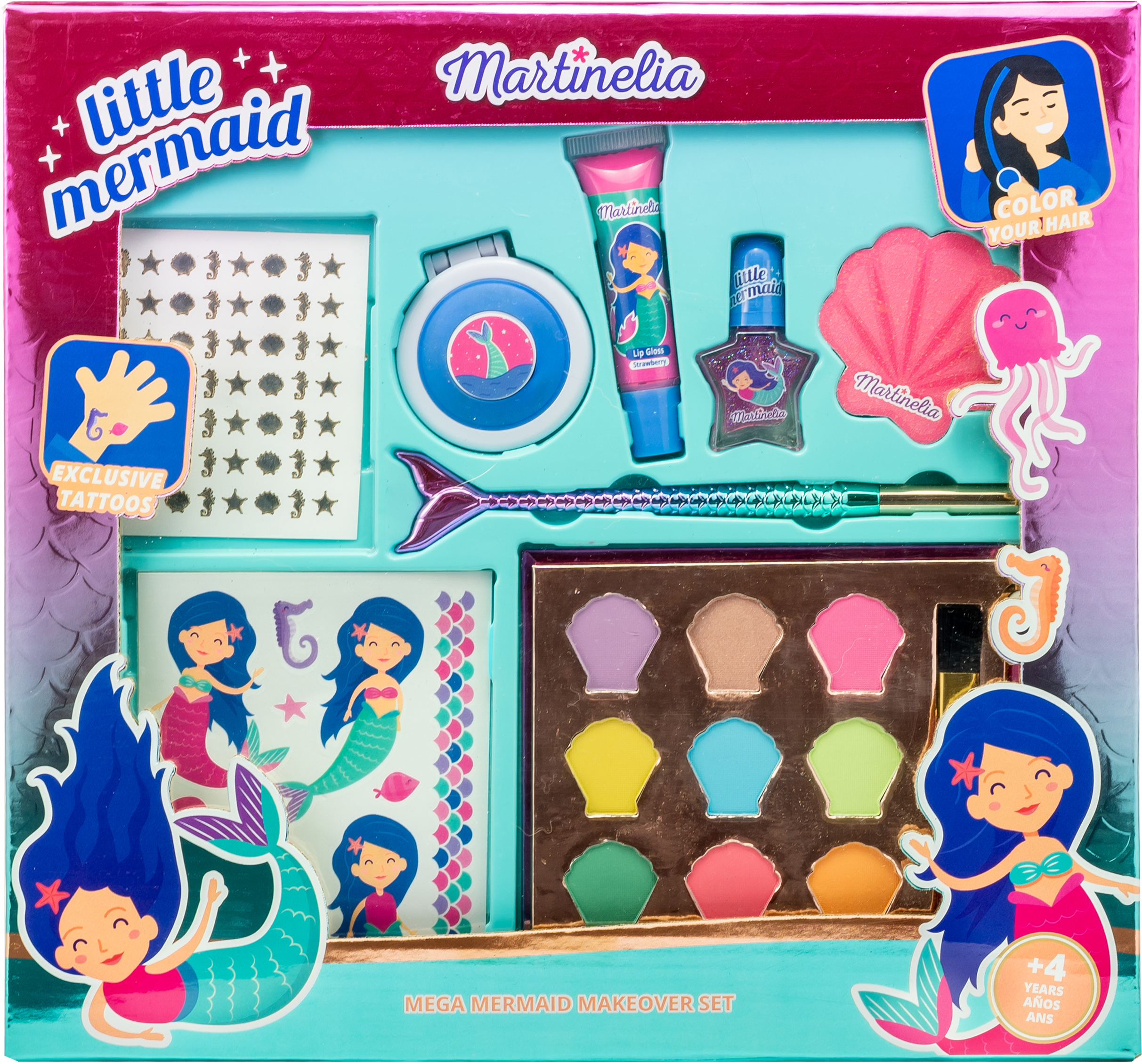

Набор Martinelia Little Mermaid Makeup Box (8436576508701)