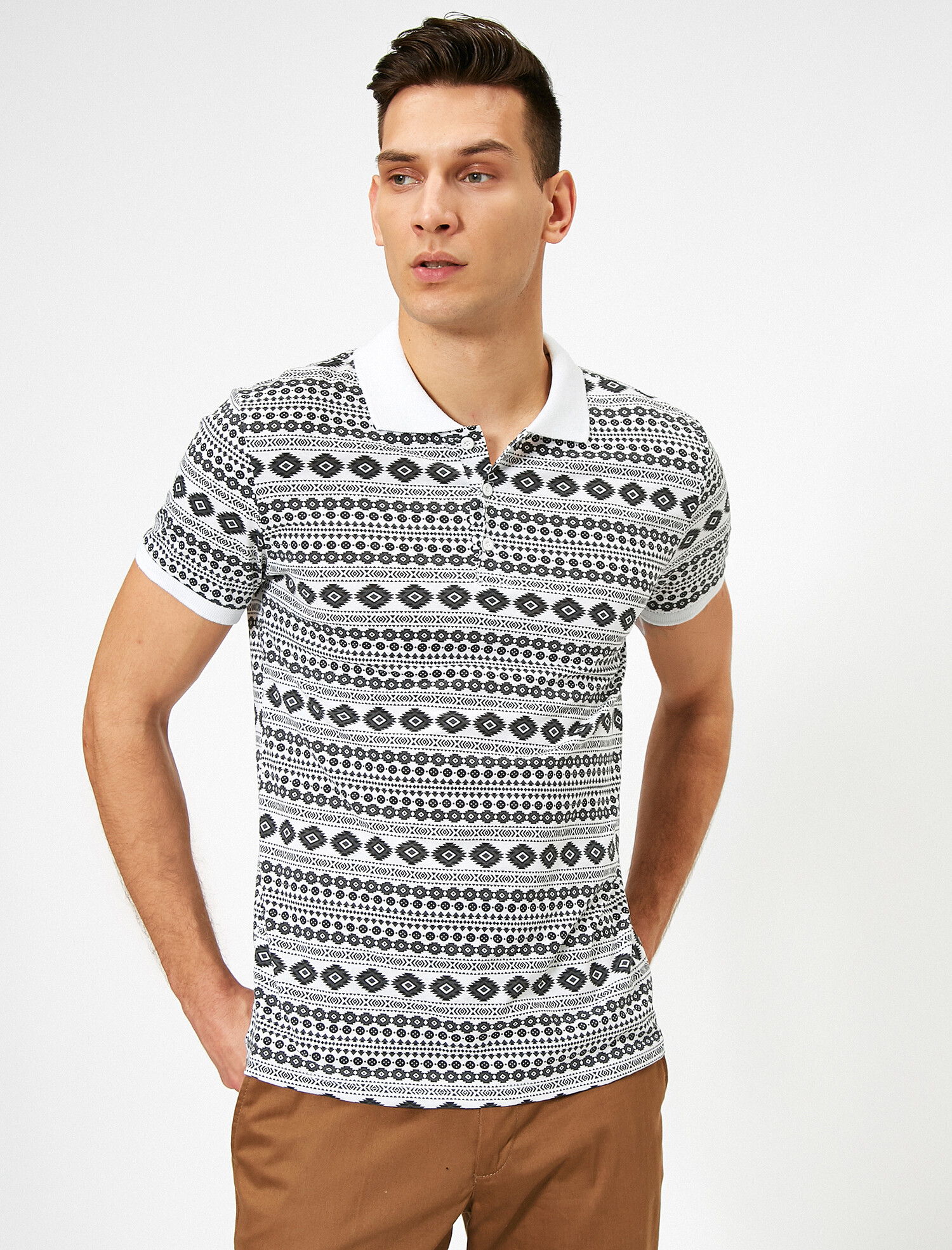 

Поло Koton 0YAM11173LK-01V XL Black Design