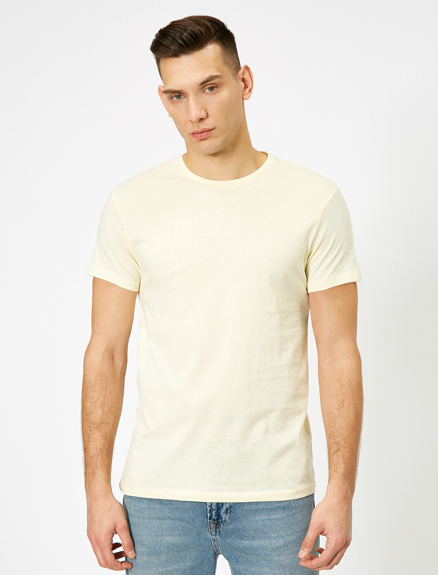 

Футболка Koton 0YAM12136LK-153 L Yellow