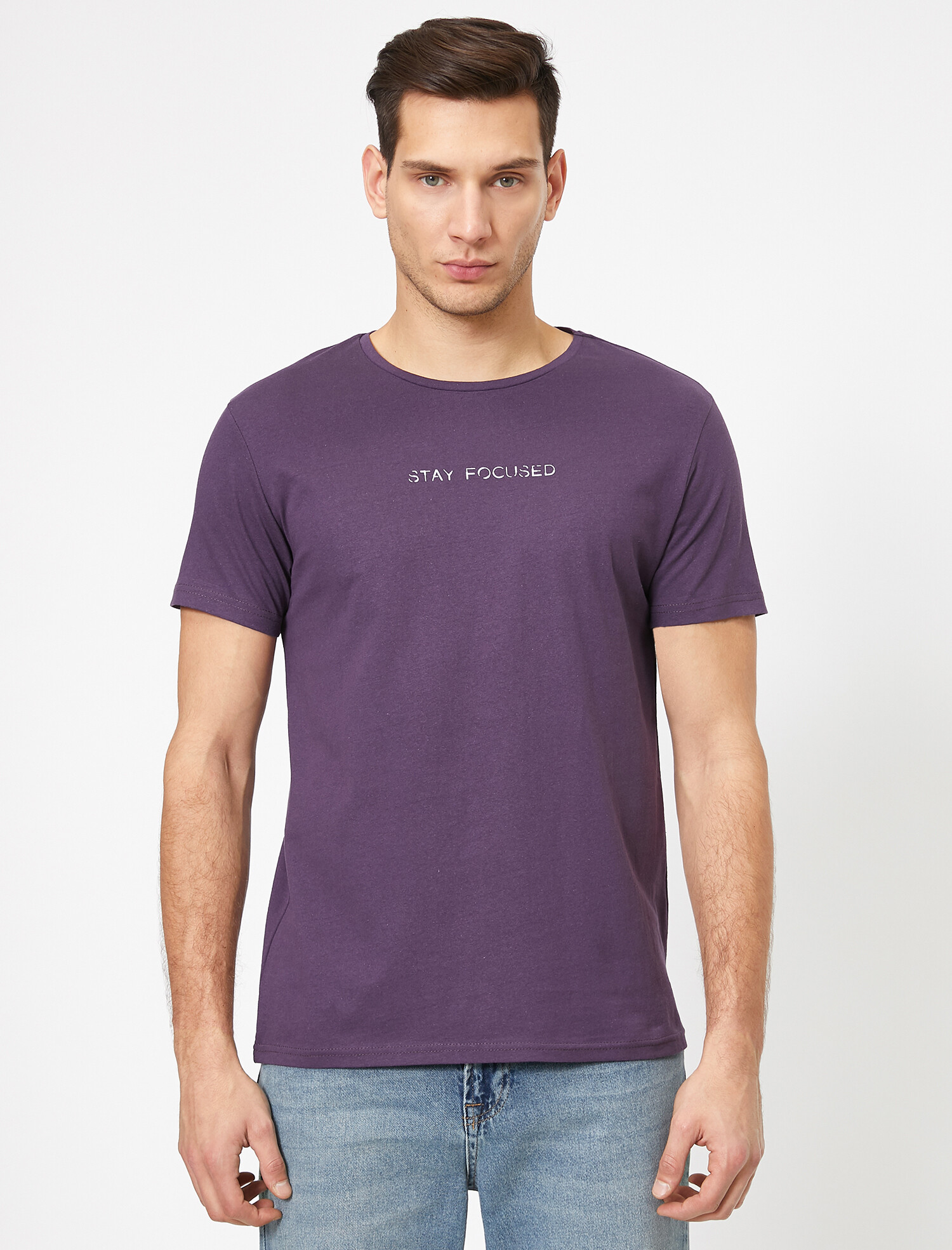 

Футболка Koton 0YAM11907LK-U99 S Purple