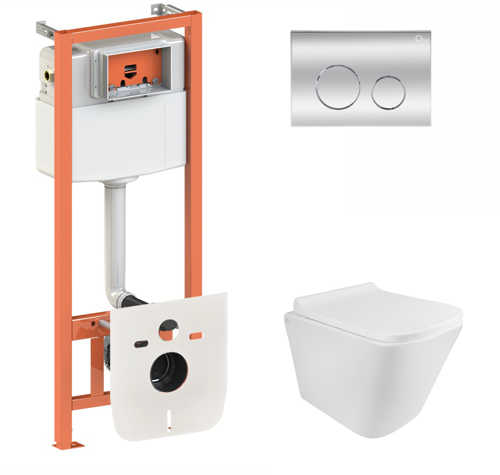 

Инсталляция QTAP Nest QT0133M425 с панелью смыва QT0111M11112CRM + унитаз Tern QT1733052ERW с сиденьем Soft Close дюропласт