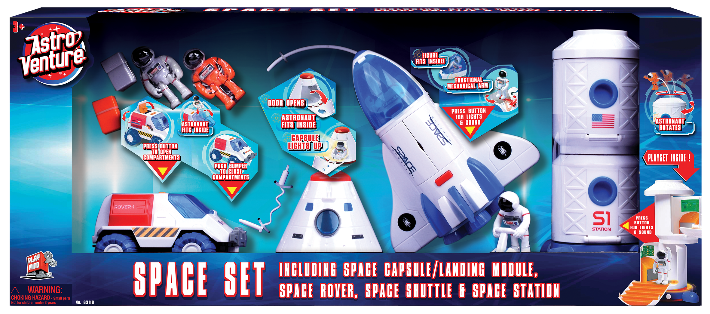 

Игровой набор Astro Venture Complete Space Set (615266631181)