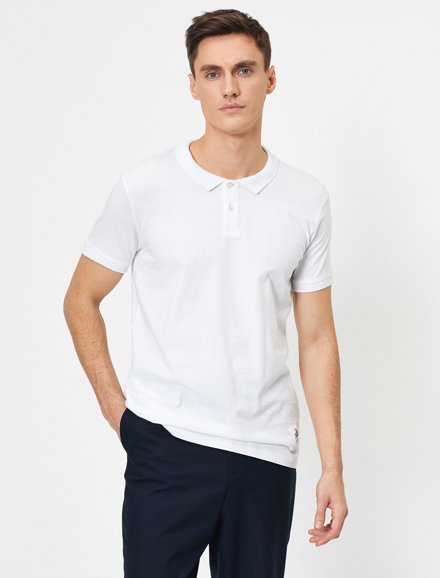 

Поло Koton 0YAM12032LK-000 S White