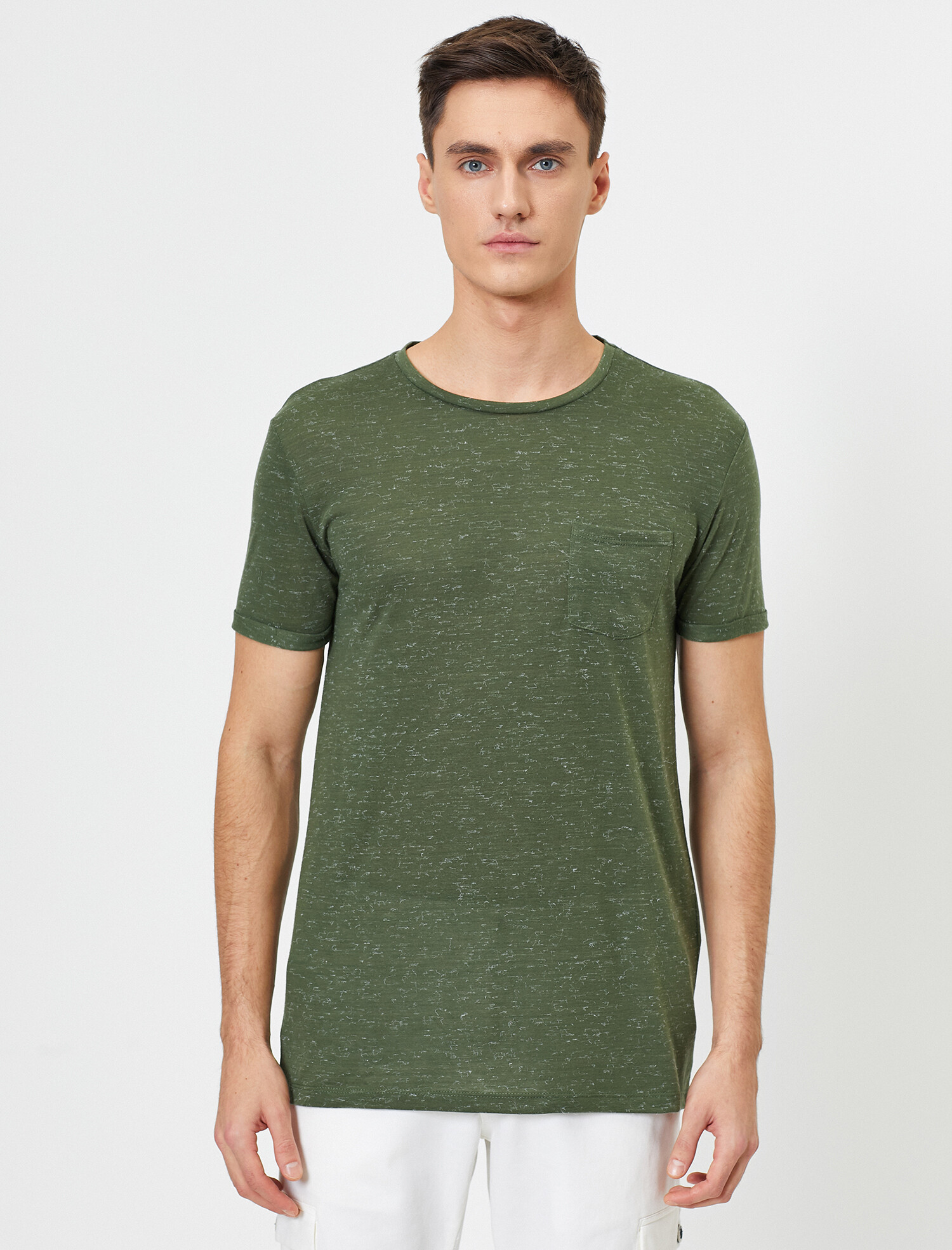

Футболка Koton 0YAM12010OK-847 S Khaki