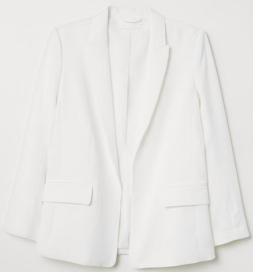 

Жакет H&M 0636455-8 38 Белый