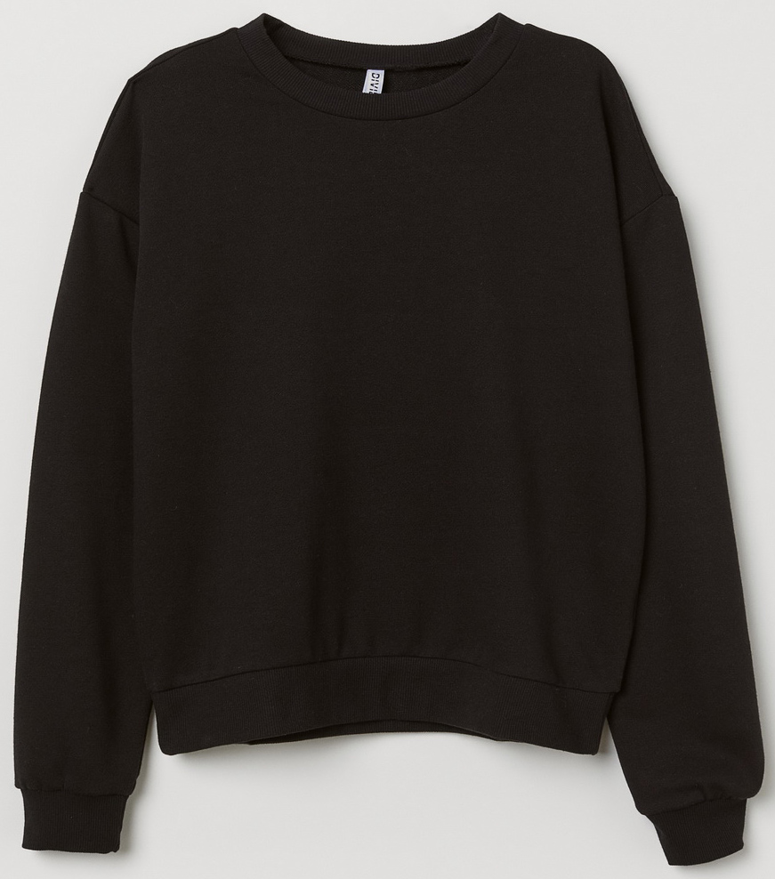 

Свитшот H&M 0677930-0 S Черный