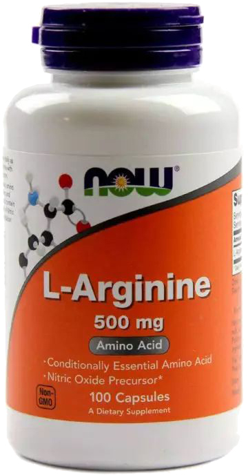 Акція на Аминокислота Now Foods L-Аргинин 500 мг 100 капсул (733739000309) від Rozetka UA