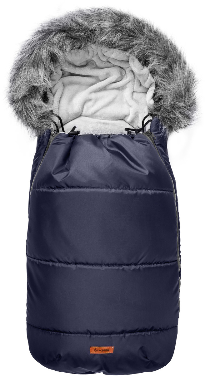 

Зимний конверт в коляску Sensillo Orso Granatowy (SILLO-8381)