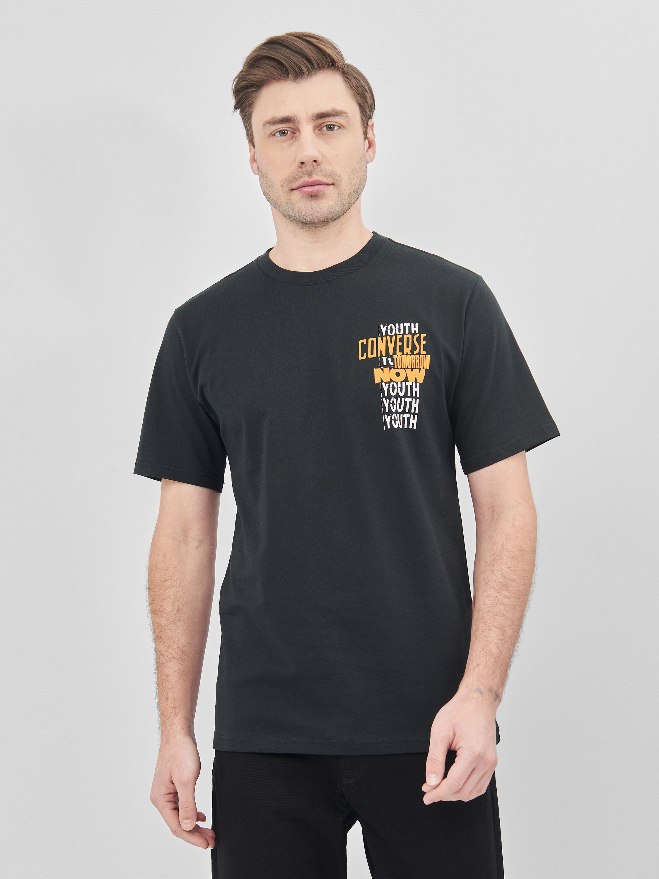 

Футболка Converse Youth Now Ss Tee 10019928-001 S Black