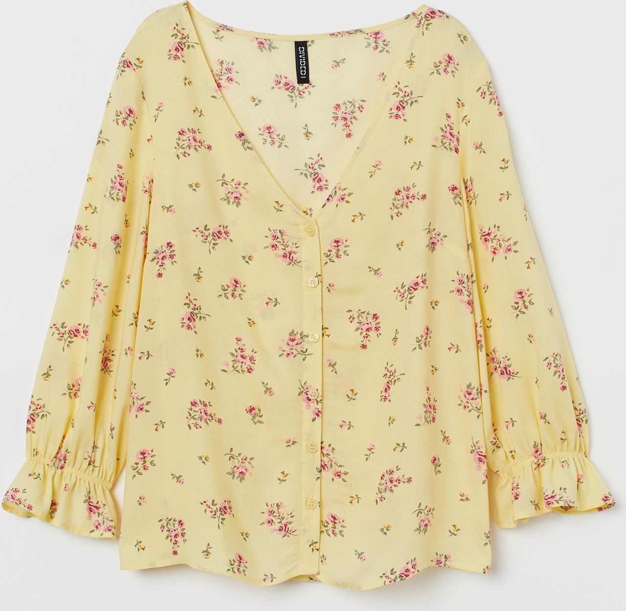

Блузка H&M 1611-7945740  Желтая, Блузка H&M 1611-7945740 40 Желтая