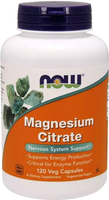 

Минерал Now Foods Цитрат Магния Magnesium Citrate 120 капсул (733739012944)