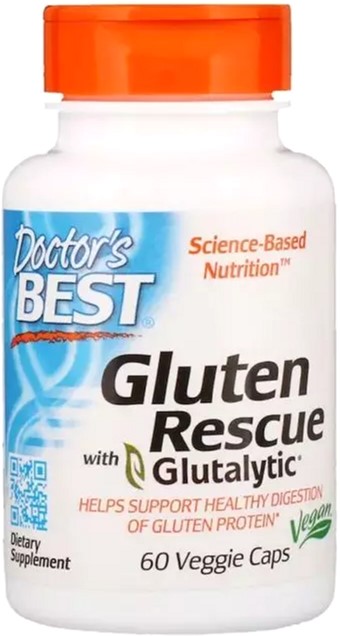 

Ферменты для Переваривания Глютена Gluten Rescue Doctor's Best 60 капсул (753950004016)