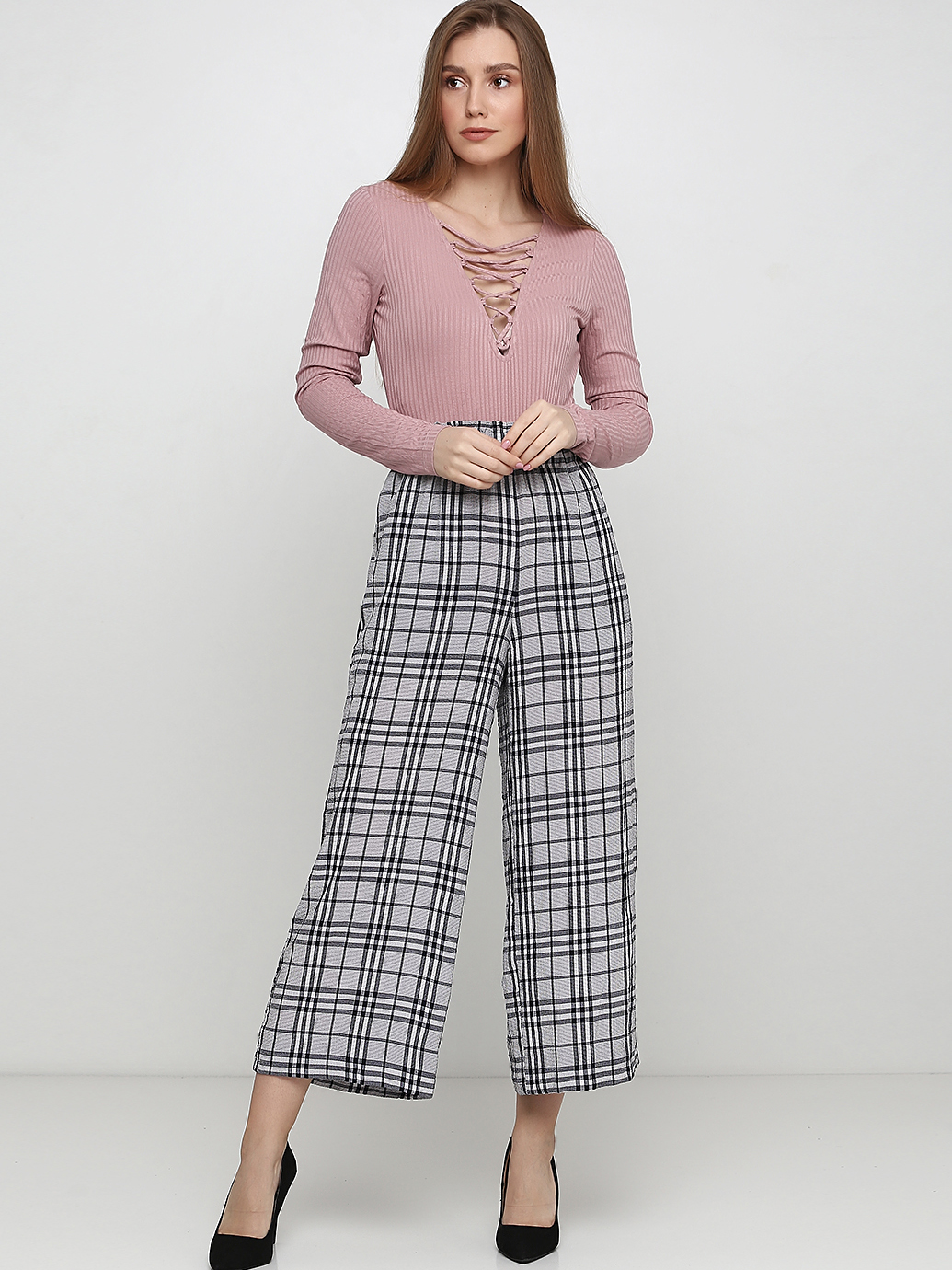 

Брюки H&M 75139796  Серые, Брюки H&M 75139796 36 Серые