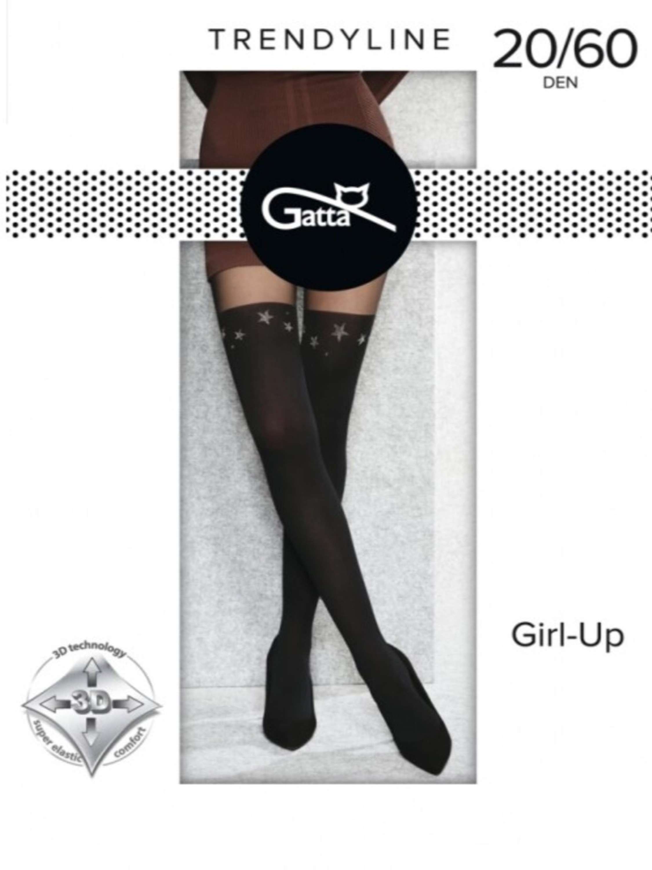 

Колготки Gatta Girl-Up W.35 20/60 Den S Черные