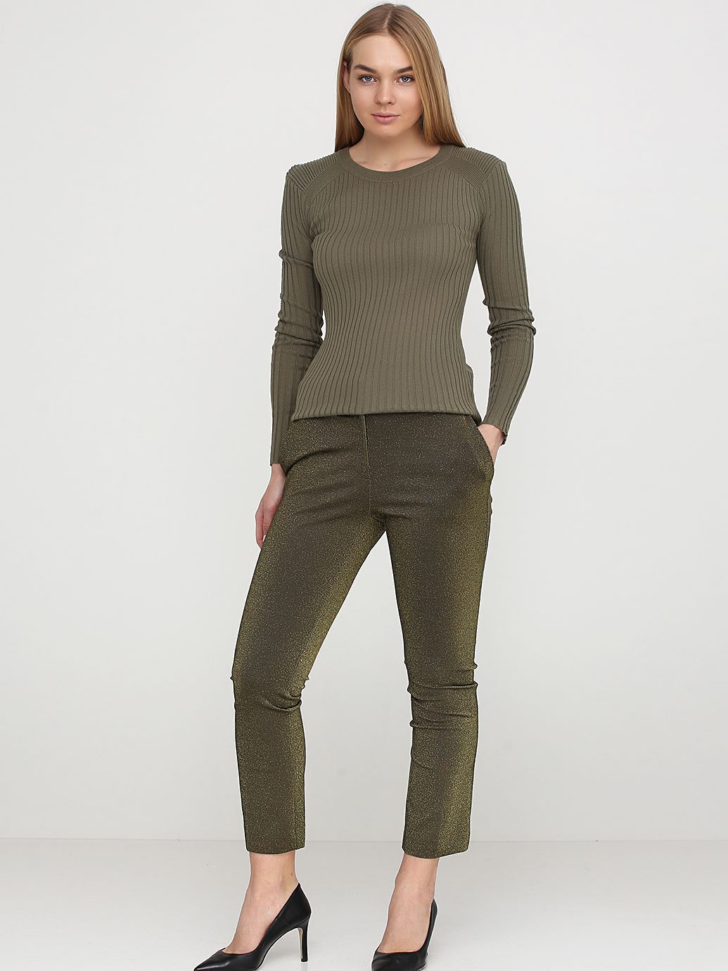 

Брюки H&M 345026 38 Зеленые