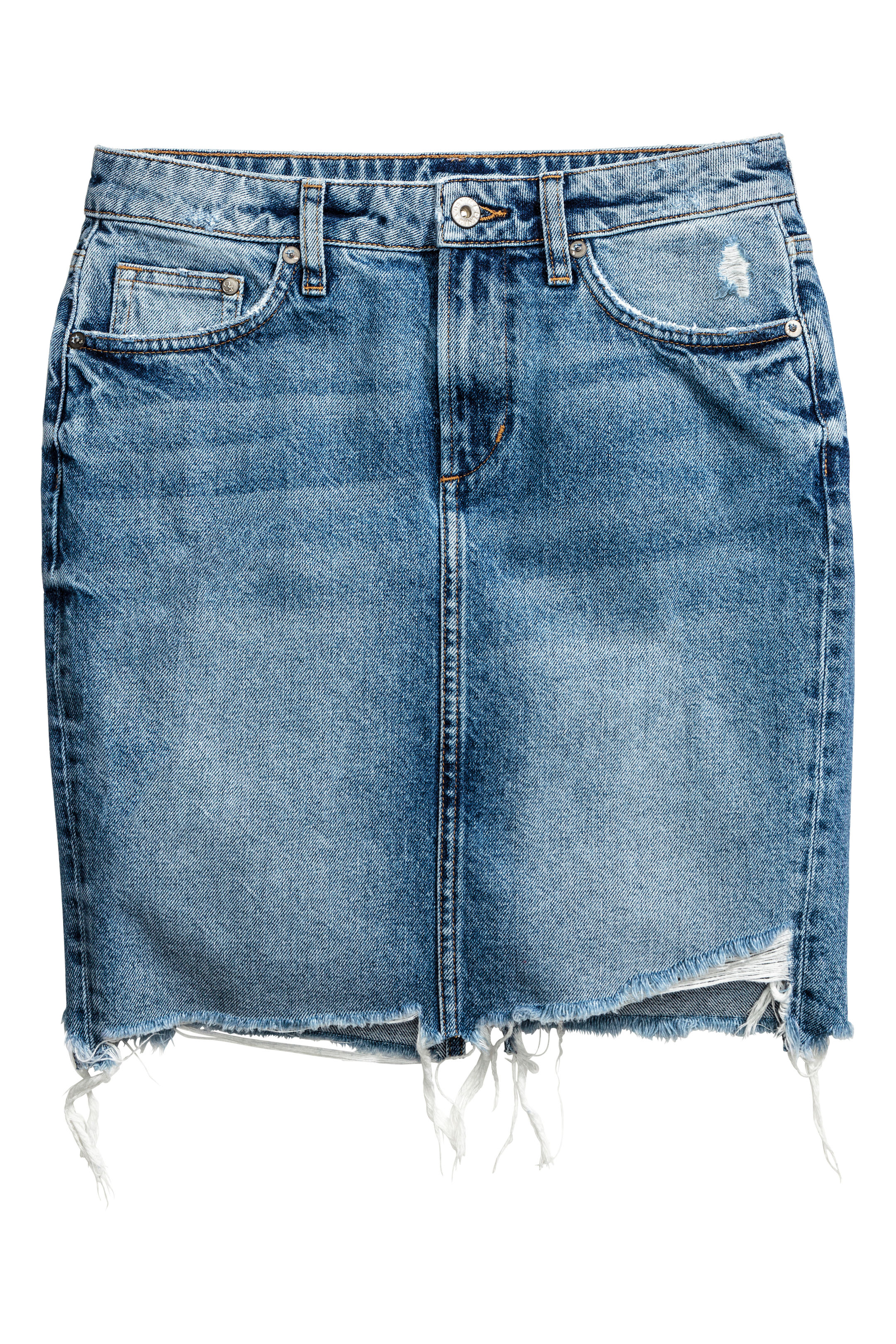 

Юбка джинсовая H&M 0425725-6 42 Синяя