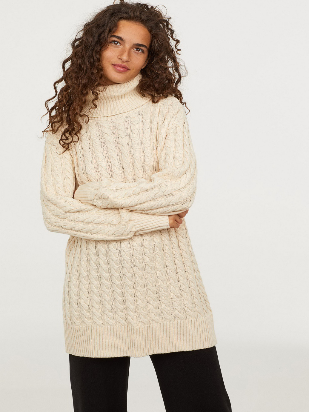 

Джемпер H&M 0677760-8 M Бежевый