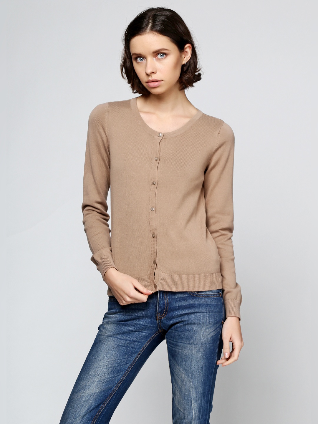 

Кардиган H&M 2276881 XS Светло-коричневый