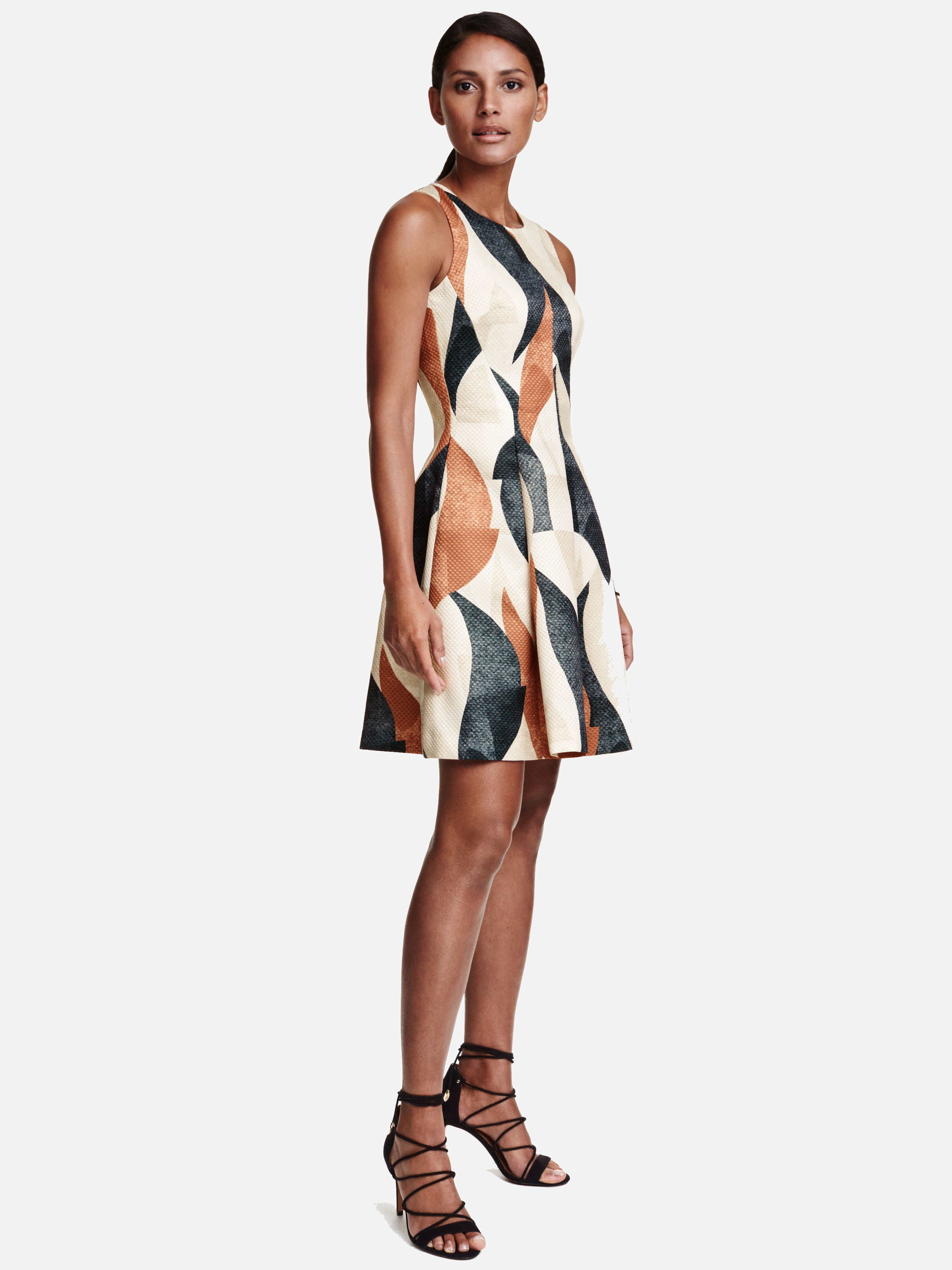 

Платье H&M 3532213 32 Бежевое