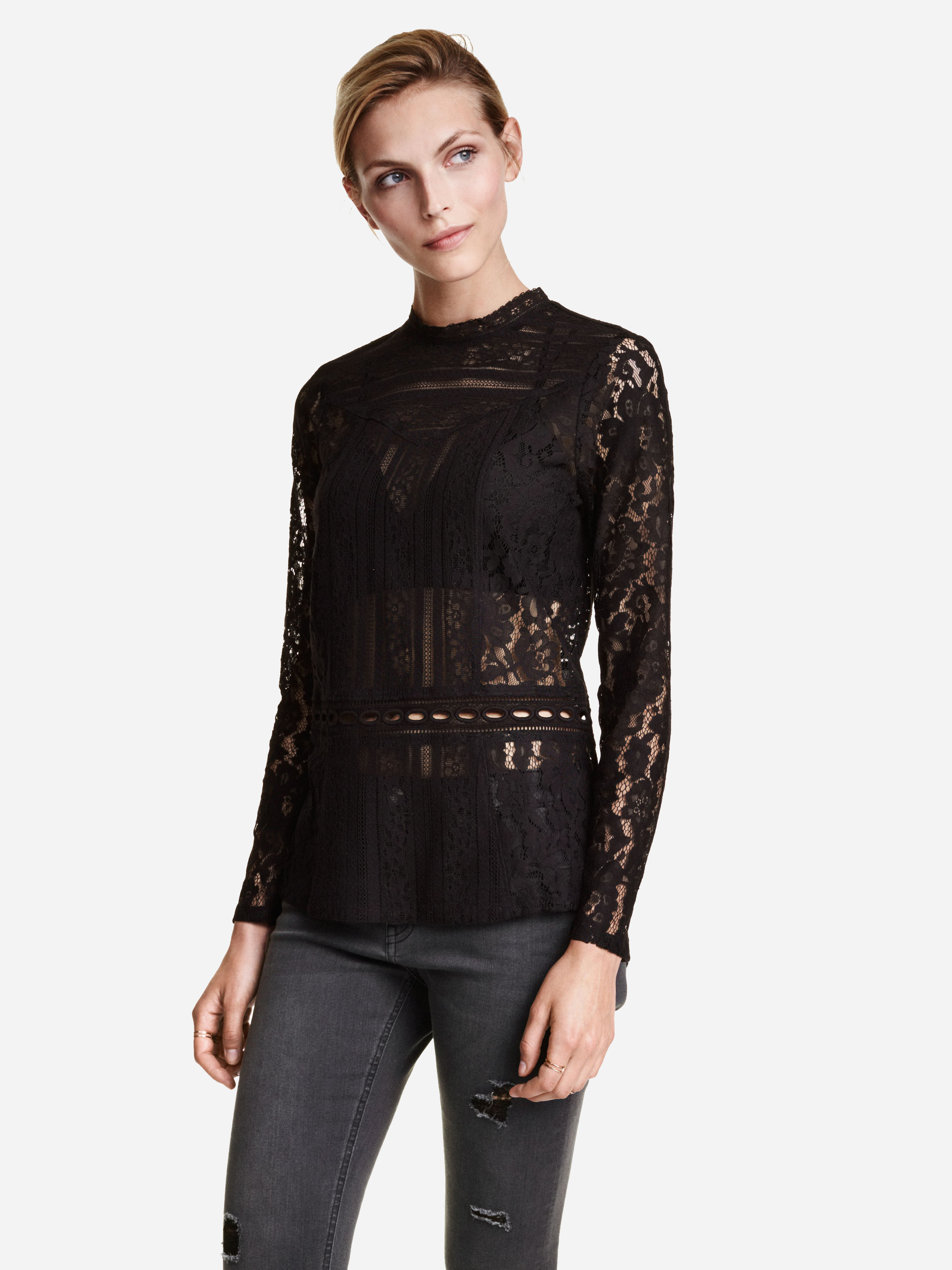 

Блузка H&M 3462512 34 Черная