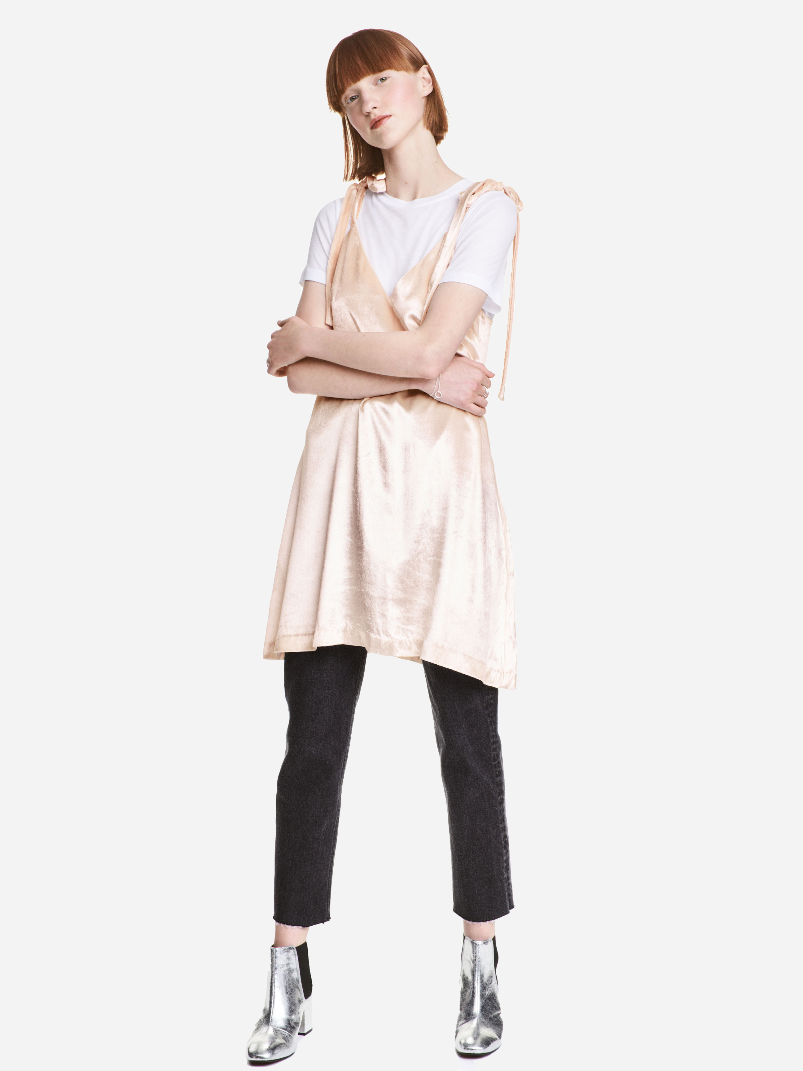 

Сарафан H&M 4660394 32 Пудра