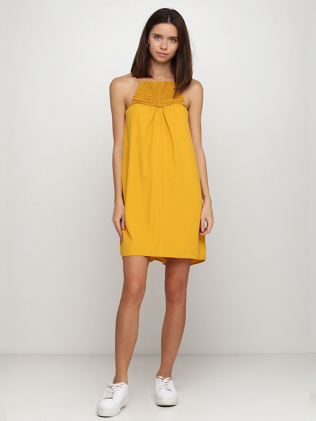 

Сарафан H&M 3970514 34 Горчичный