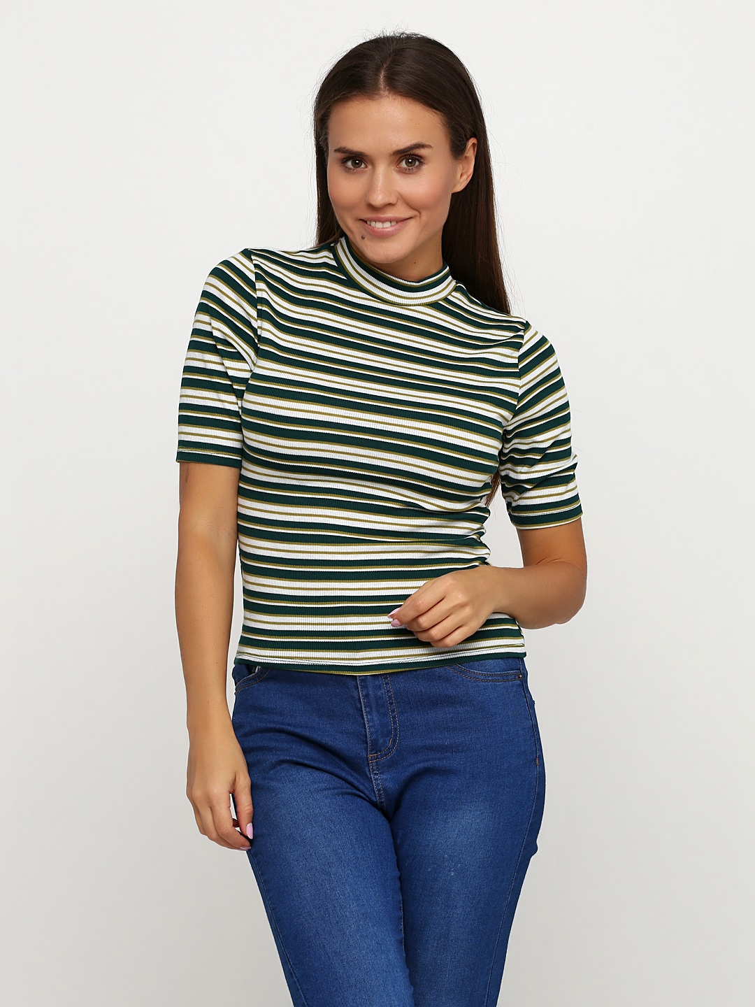 

Гольф H&M 4048914 S Белый с зеленым