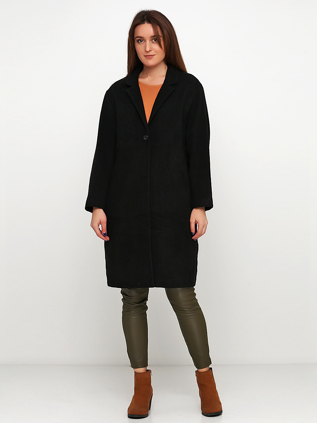 

Пальто H&M 4227574 40 Черное