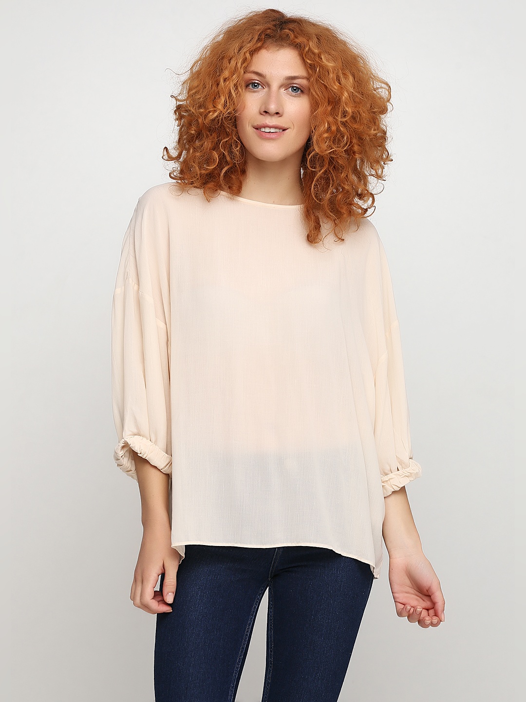 

Блузка H&M 4383304 32 Кремовая